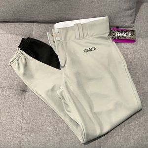 Womens grey and black NWT softball pants